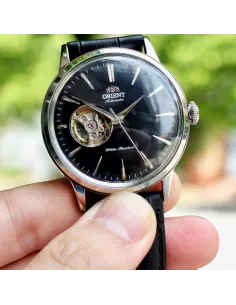 reloj automático hombre Orient Bambino Open Heart RN-AG0007B JDM 40.5MM correa de cuero 2