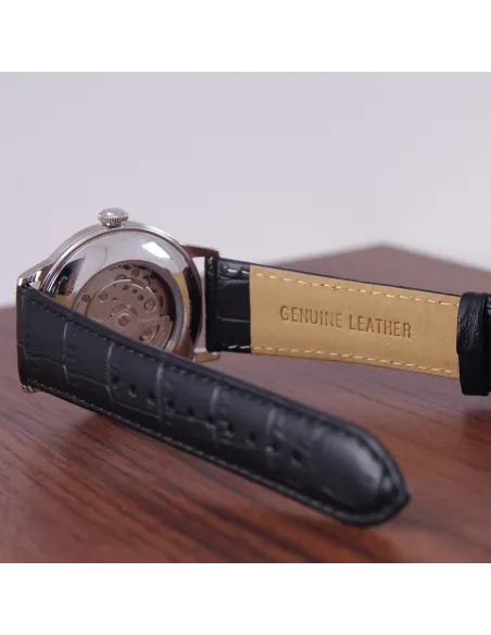 reloj automático hombre Orient Bambino Open Heart RN-AG0007B JDM 40.5MM correa de cuero