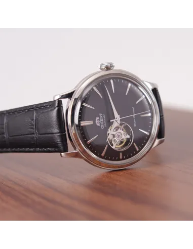 reloj automático hombre Orient Bambino Open Heart RN-AG0007B JDM 40.5MM correa de cuero