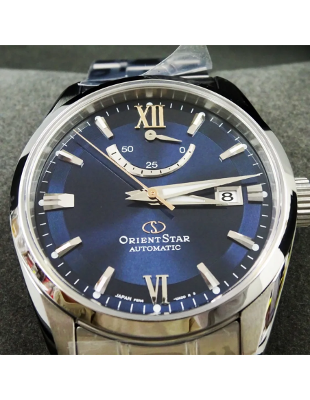 Orient Star RK-AU0005L JDM 38.5MM blue dial sapphire crystal steel band 100m WR JDM (Japan domestic market)