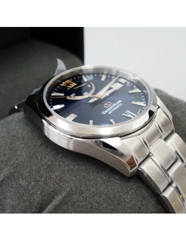 Orient Star RK-AU0005L JDM 38.5MM blue dial sapphire crystal steel band 100m WR JDM (Japan domestic market)