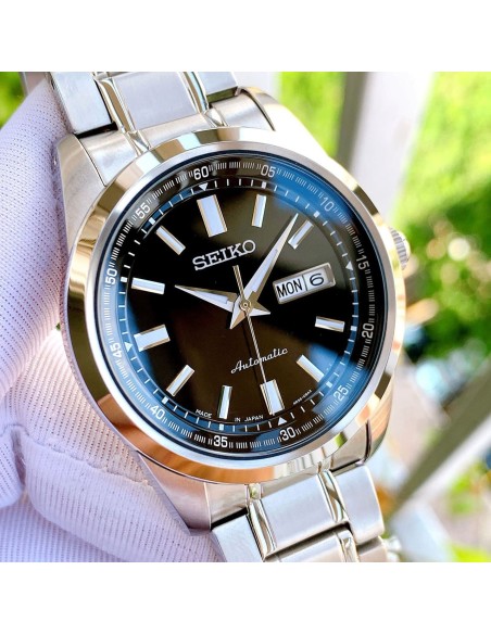 reloj automático hombre Seiko SARV003 JDM 42mm 100m WR correa de acero
