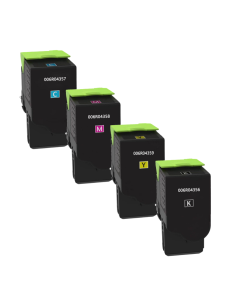 4 toner Compatibles Xerox C310 / C315 XL alta capacidad (NEGRO CIÁN MAGENTA AMARILLO)