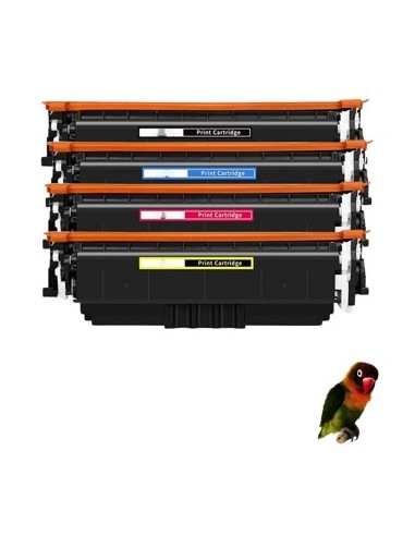 4  toner Compatible Canon T12 Cartuchos de Toner para Canon i-SENSYS X C1333i / X C1333iF / X C1333P