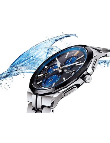 solar titanio Bluetooth Casio Oceanus Manta OCW-S5000E-1AJF JDM 100M WR Cristal de zafiro