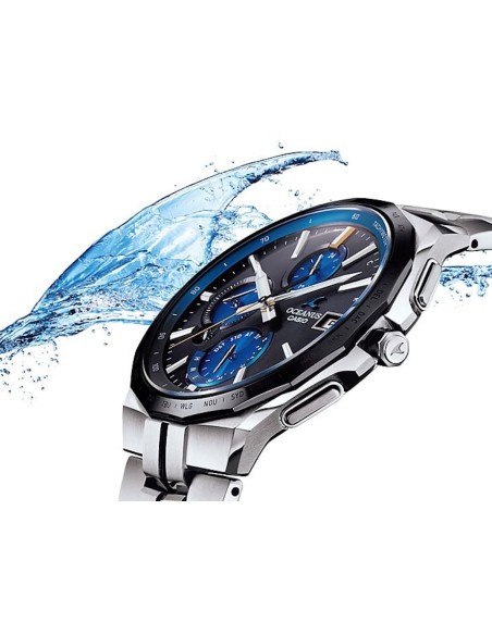 solar titanio Bluetooth Casio Oceanus Manta OCW-S5000E-1AJF JDM 100M WR Cristal de zafiro