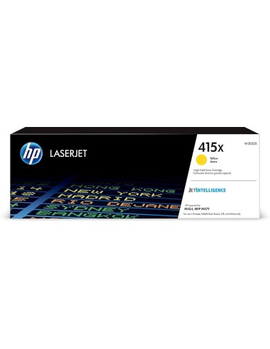 HP 415A W2032A, amarillo, Cartucho Tóner Original, de 2.100 páginas