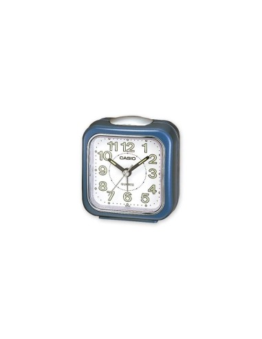 Casio TQ-142-2E reloj despertador analógico, azul, alarma, luz