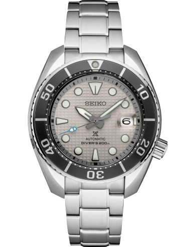 reloj automático buceo hombre Seiko Prospex Ice Diver Gray Sumo SPB175J1 45mm 200m WR zafiro