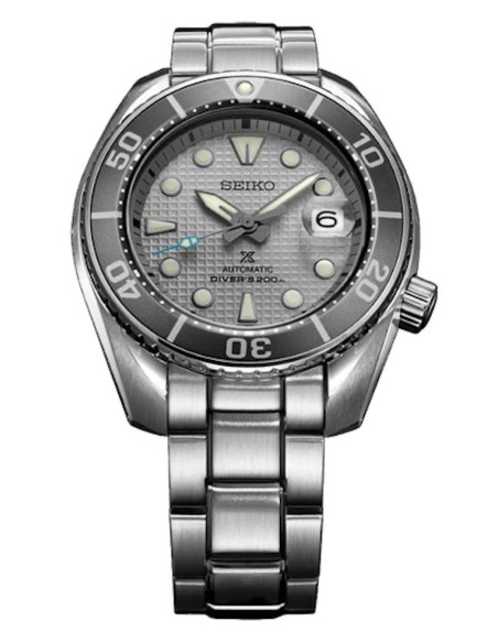 reloj automático buceo hombre Seiko Prospex Ice Diver Gray Sumo SPB175J1 45mm 200m WR zafiro