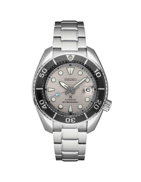 reloj automático buceo hombre Seiko Prospex Ice Diver Gray Sumo SPB175J1 45mm 200m WR zafiro