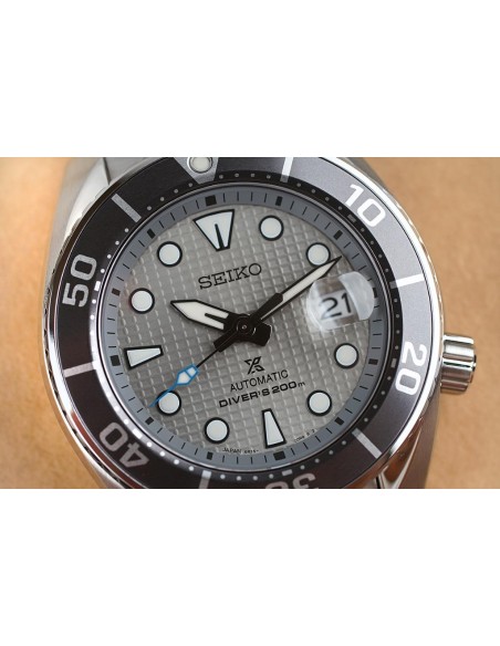 reloj automático buceo hombre Seiko Prospex Ice Diver Gray Sumo SPB175J1 45mm 200m WR zafiro