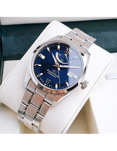 Orient Star RK-AU0005L JDM 38.5MM blue dial sapphire crystal steel band 100m WR JDM (Japan domestic market)