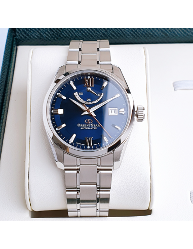 Orient Star RK-AU0005L JDM 38.5MM blue dial sapphire crystal steel band 100m WR JDM (Japan domestic market)