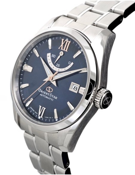 Orient Star RK-AU0005L JDM 38.5MM blue dial sapphire crystal steel band 100m WR JDM (Japan domestic market)
