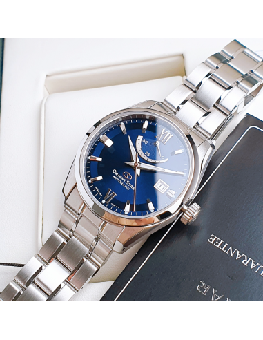 Orient Star RK-AU0005L JDM 38.5MM blue dial sapphire crystal steel band 100m WR JDM (Japan domestic market)