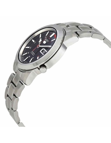 reloj automático unisex Seiko 5 SNKK31J1 Hecho en Japón 38mm 30m WR correa de acero