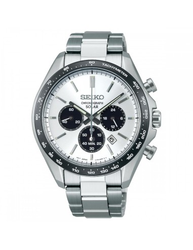 cronógrafo solar Seiko Selection SBPY165 JDM 42.2MM 100M WR cristal de zafiro