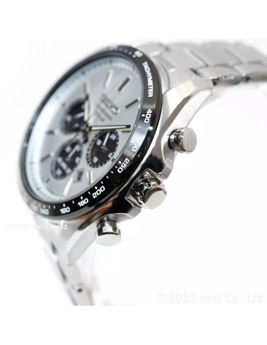 cronógrafo solar Seiko Selection SBPY165 JDM 42.2MM 100M WR cristal de zafiro