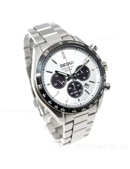 cronógrafo solar Seiko Selection SBPY165 JDM 42.2MM 100M WR cristal de zafiro