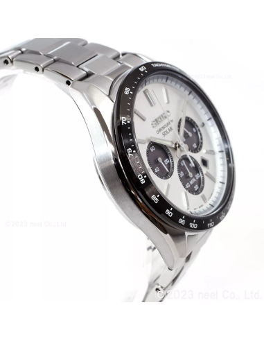 cronógrafo solar Seiko Selection SBPY165 JDM 42.2MM 100M WR cristal de zafiro