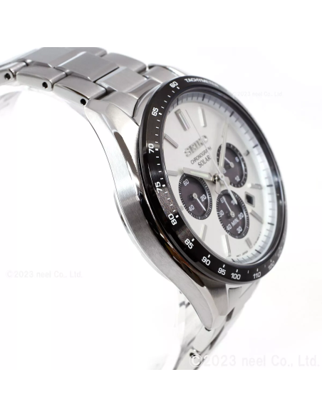 Reloj cronógrafo solar Seiko Selection SBPY165 JDM 42.2MM 100M WR cristal de zafiro