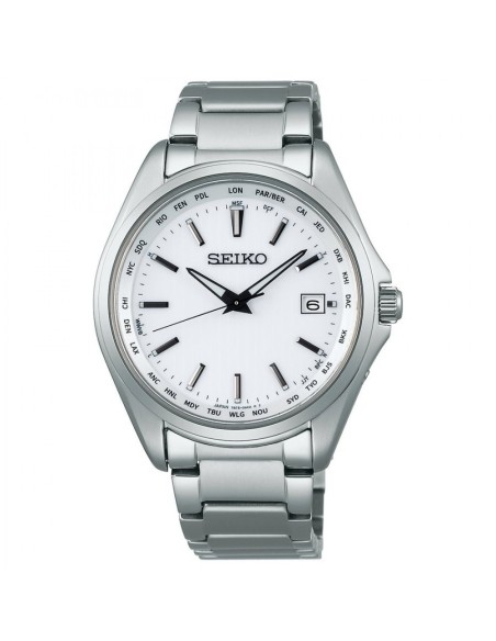 radio-control titanio solar hombre Seiko Selection SBTM287 JDM 39.5mm 100m WR cristal de zafiro