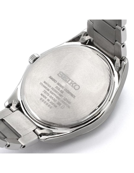 radio-control titanio solar hombre Seiko Selection SBTM287 JDM 39.5mm 100m WR cristal de zafiro