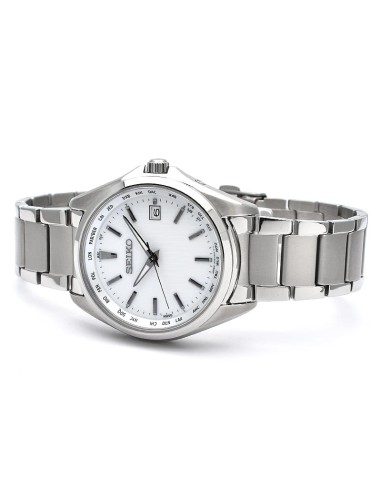 radio-control titanio solar hombre Seiko Selection SBTM287 JDM 39.5mm 100m WR cristal de zafiro