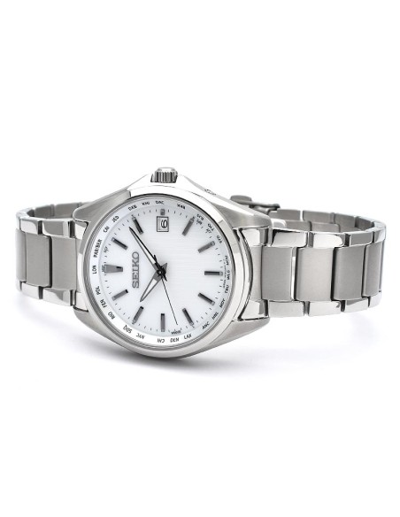 radio-control titanio solar hombre Seiko Selection SBTM287 JDM 39.5mm 100m WR cristal de zafiro