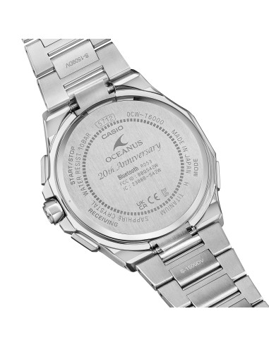 titanio solar Bluetooth hombre CASIO OCEANUS CLASSIC LINE OCEANUS 20TH ANNIVERSARY LIMITED EDITION OCW-T6000BV-2AJR JDM 42.6MM