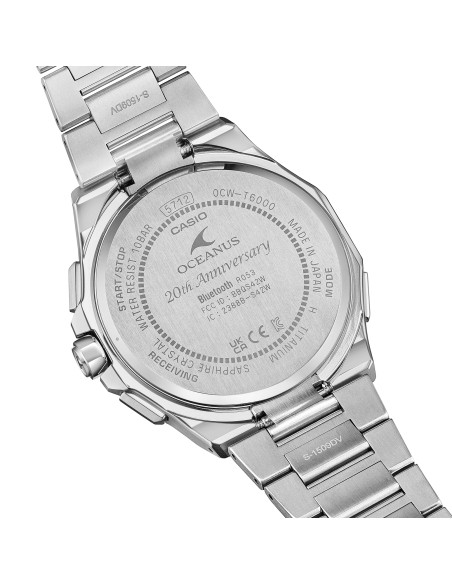 titanio solar Bluetooth hombre CASIO OCEANUS CLASSIC LINE OCEANUS 20TH ANNIVERSARY LIMITED EDITION OCW-T6000BV-2AJR JDM 42.6MM