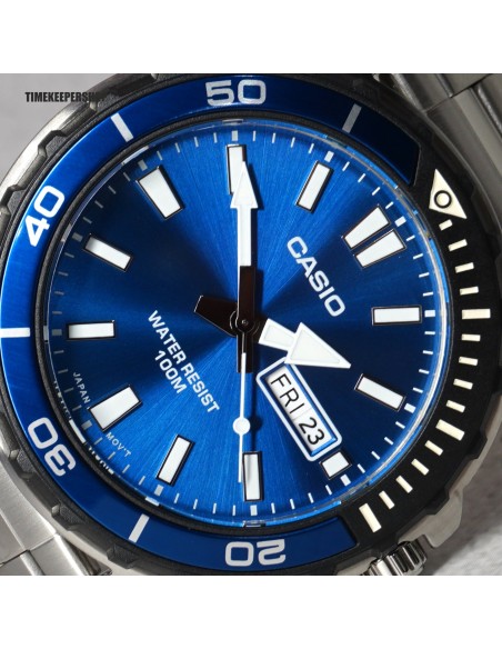 reloj deportivo buceo hombre Casio Duro Marine Monster Sports MTD-125D-2A1 45.6mm 100m WR