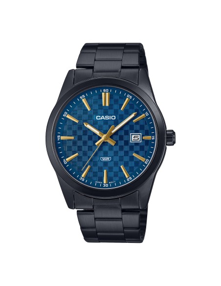 reloj hombre analógico Casio Gunmetal MTP-VD03B-2A 41mm baño de iones correa de acero