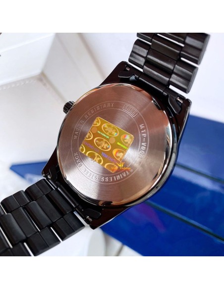 reloj hombre analógico Casio Gunmetal MTP-VD03B-3A 41mm baño de iones correa de acero