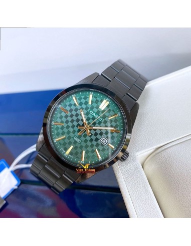 reloj hombre analógico Casio Gunmetal MTP-VD03B-3A 41mm baño de iones correa de acero