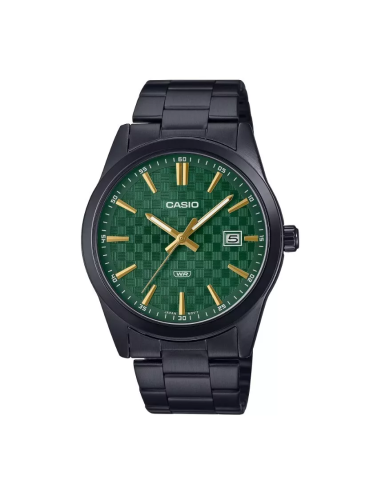 reloj hombre analógico Casio Gunmetal MTP-VD03B-3A 41mm baño de iones correa de acero
