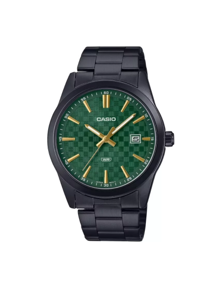 reloj hombre analógico Casio Gunmetal MTP-VD03B-3A 41mm baño de iones correa de acero