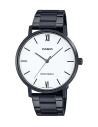 reloj clásico minimalista hombre Casio MTP-VT01B-7B 40mm baño de iones correa de acero