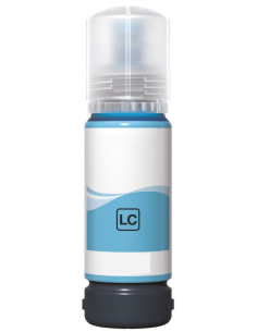 botella de tinta Compatible Epson 107 Cyan Light Botella de Tinta - C13T09B540 para Epson EcoTank ET-18100