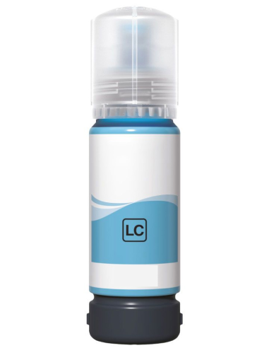 botella de tinta Compatible Epson 107 Cyan Light Botella de Tinta - C13T09B540 para Epson EcoTank ET-18100
