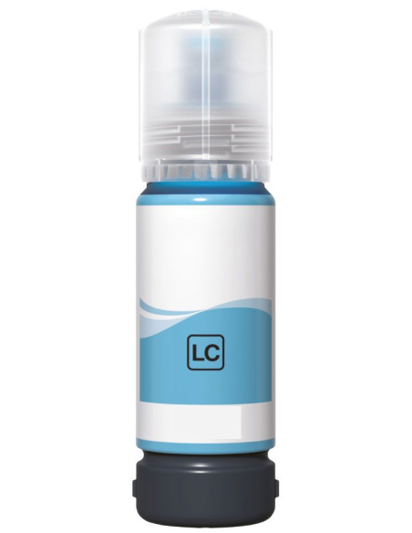 botella de tinta Compatible Epson 107 Cyan Light Botella de Tinta - C13T09B540 para Epson EcoTank ET-18100