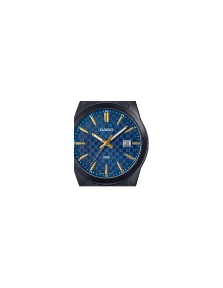 reloj hombre analógico Casio Gunmetal MTP-VD03B-2A 41mm baño de iones correa de acero
