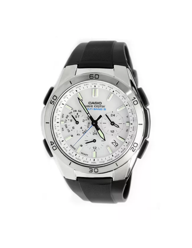 cronógrafo Solar radio-control hombre Casio Wave Ceptor  WVQ-M410-7A JDM 43.5mm 100m WR