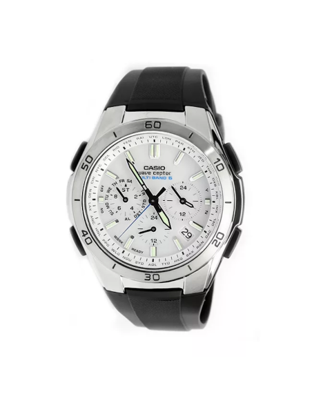 cronógrafo Solar radio-control hombre Casio Wave Ceptor  WVQ-M410-7A JDM 43.5mm 100m WR