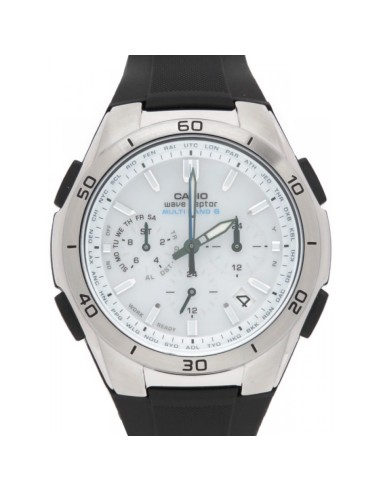 cronógrafo Solar radio-control hombre Casio Wave Ceptor  WVQ-M410-7A JDM 43.5mm 100m WR
