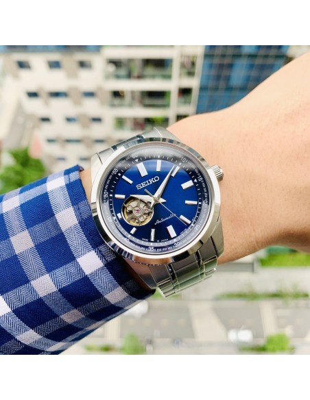 reloj automático hombre Seiko Selection Open Heart SCVE051 JDM 42mm 100m WR 4R38