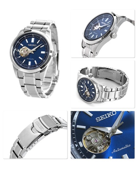 reloj automático hombre Seiko Selection Open Heart SCVE051 JDM 42mm 100m WR 4R38