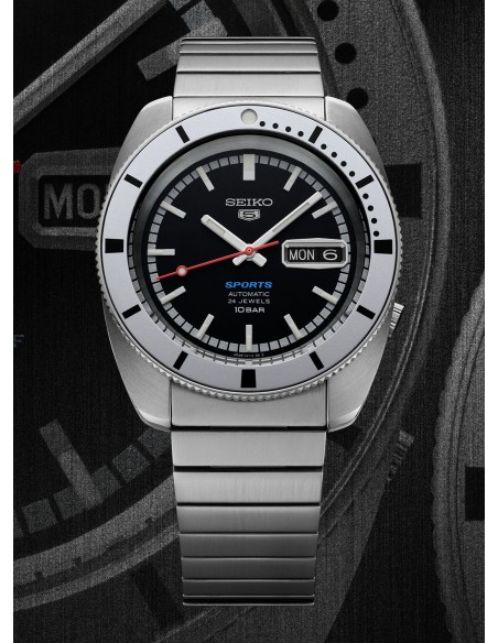 automático hombre Seiko 5 Sports SRPL05 Heritage Re-creation “Kamen Rider” Limited Edition