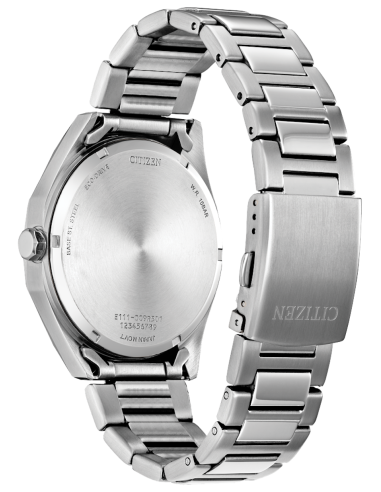 reloj hombre Citizen Weekender BM7630-80L 41mm 100m WR correa de acero movimiento Eco-Drive (funciona con energía solar o luz)